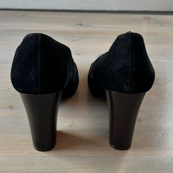 Missoni for Target Black Suede with Tan Zigzag Pumps - Picture 7 of 8